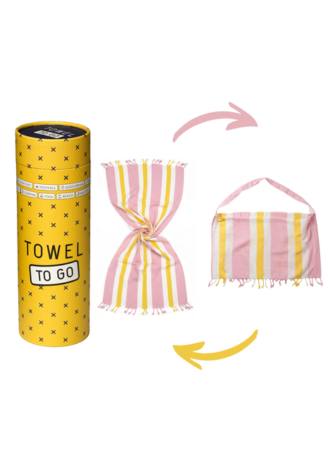 Coral Cotton Towel Bag - xlchoice.com