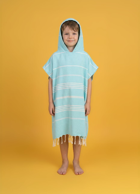 Cotton Mint Poncho - xlchoice.com