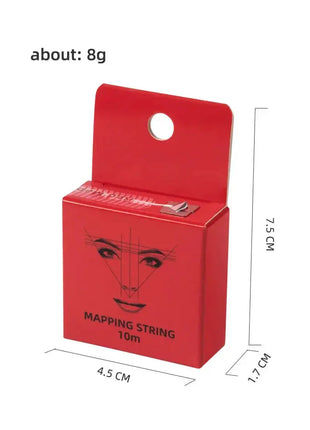 10m for Mapping Eyebrow Marker Thread Tattoo Brows Point 1 Box MAPPING STRING Microblading Eyebrow Pre-Inked Tattoo PMU String - xlchoice.com