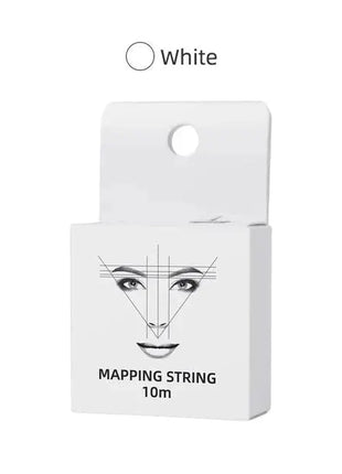 10m for Mapping Eyebrow Marker Thread Tattoo Brows Point 1 Box MAPPING STRING Microblading Eyebrow Pre-Inked Tattoo PMU String - xlchoice.com