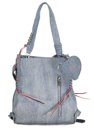 Desigual Azzurro Cotton Women Backpack - XLchoice.com