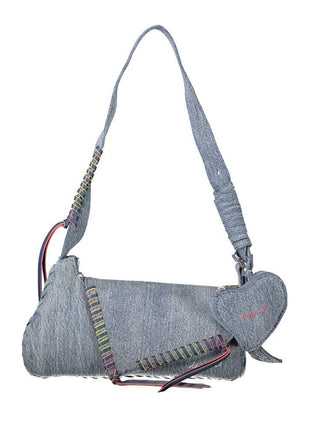 Desigual Azzurro Cotton Women Shoulder Bag - XLchoice.com