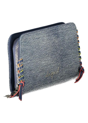 Desigual Azzurro Cotton Women Wallet - XLchoice.com