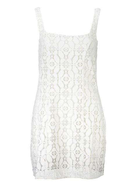 Desigual Bianco Polyester Women Dress - XLchoice