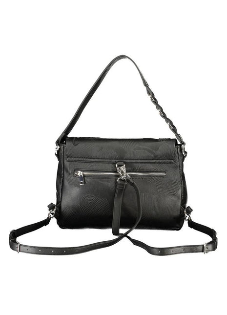 Desigual Black Polyurethane Women Backpack - XLchoice