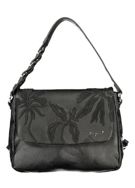 Desigual Black Polyurethane Women Backpack - XLchoice.com
