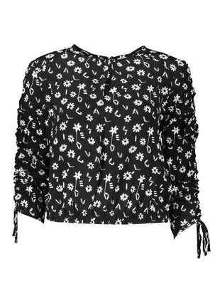 Desigual Black Viscose Women Blouse - XLchoice.com