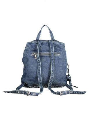 Desigual Blue Cotton Women Backpack - XLchoice.com