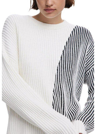 Desigual Cream Cotton Sweatshirt - XLchoice