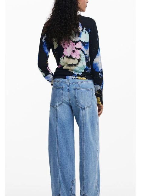 Desigual Nero Viscosa Women Jersey - XLchoice