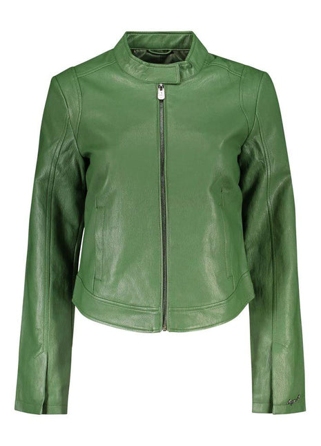 Desigual Verde Poliuretano Women Jacket - XLchoice