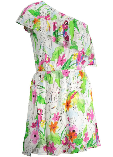 Desigual White Viscose Women Dress - XLchoice