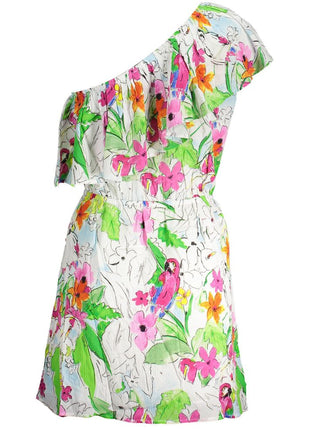 Desigual White Viscose Women Dress - XLchoice