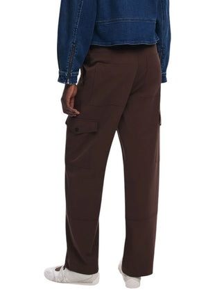 Desigual Brown Polyester Casual Pants - XLchoice
