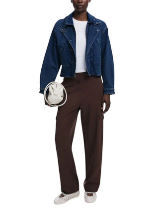 Desigual Brown Polyester Casual Pants - XLchoice