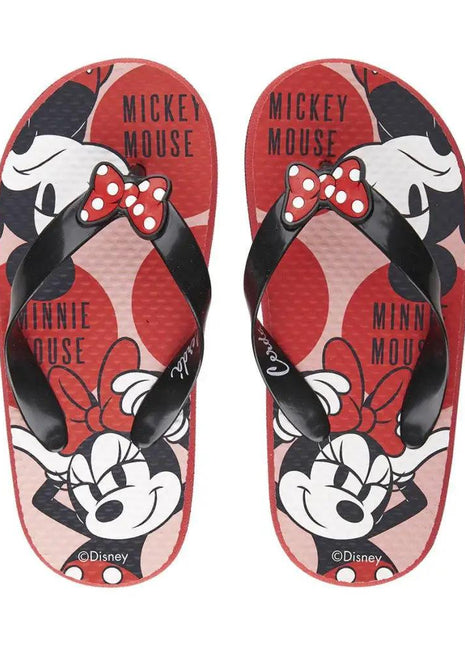 Disney Minnie Mouse Kids Flip-Flop Slippers_32-33 - xlchoice.com