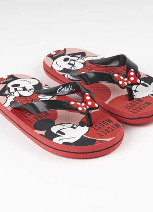 Disney Minnie Mouse Kids Flip-Flop Slippers_32-33 - xlchoice.com