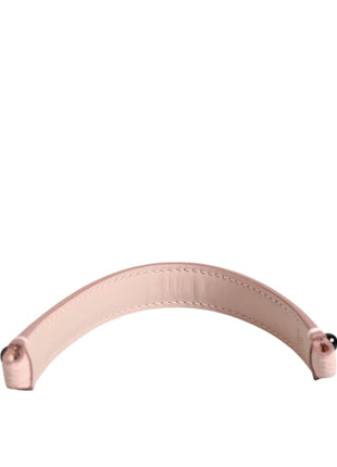 Dolce & Gabbana Light Pink Embellished Leather Bag Handle  Shoulder Strap - XLchoice