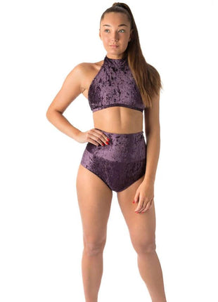 Højtaljede velourpoleshorts - Betty - XLchoice