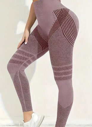 Ultra high waist non slip yoga pants with no trace, peach buttocks fitness exercise, hip lifting tight pants with high elasticity - xlchoice.com