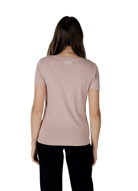 EA7 Emporio Armani Pink Cotton T-Shirt - XLchoice