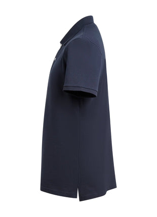 Navy økologisk bomuldspolo – fremstillet i Frankrig-4