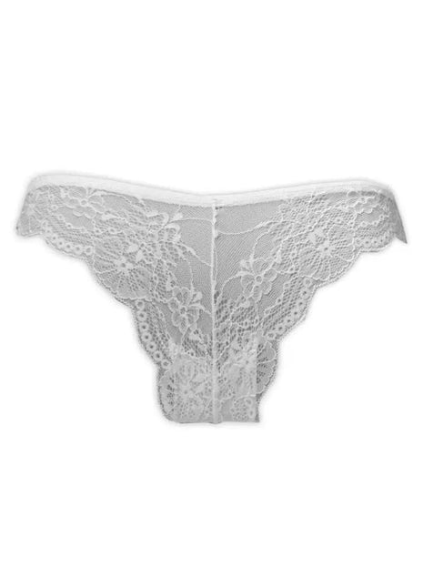 Women's lace thong - white - S - xlchoice.com