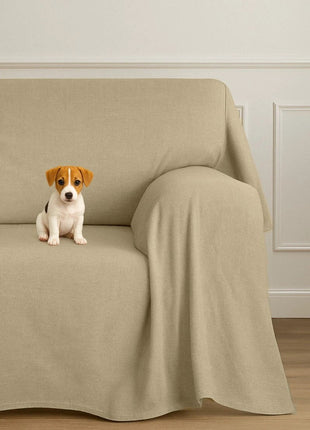 Tæppe til sofa ARMOR beige i vandafvisende stof, FARO srl