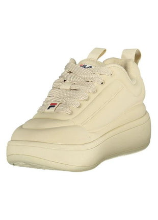 Fila Beige Polyester Women Sneaker - XLchoice.com