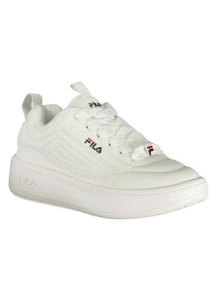 Fila Bianco Polyurethane Women Sneaker, white with a chunky sole