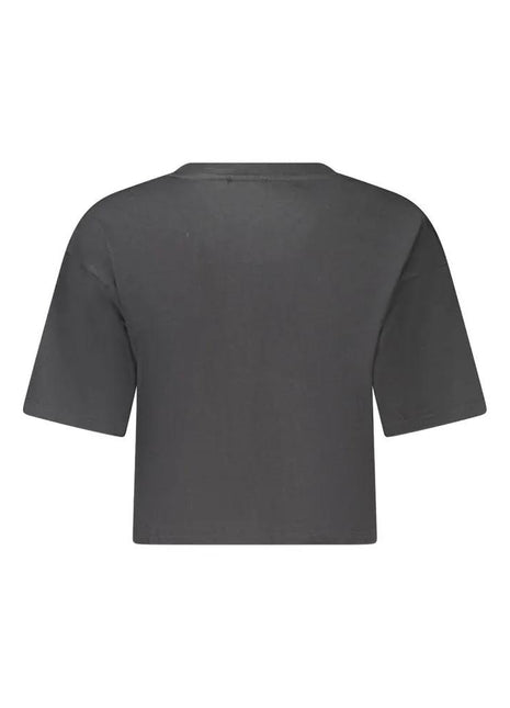 Fila Black Cotton Women's T-Shirt - xlchoice.com
