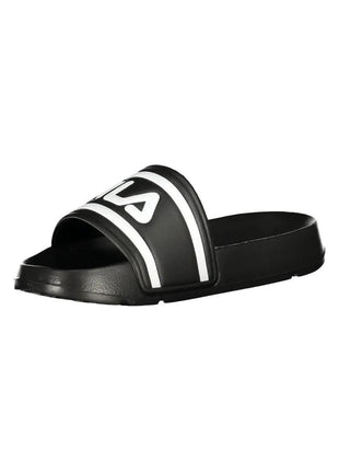Fila Black Polyurethane Women Slipper - xlchoice.com