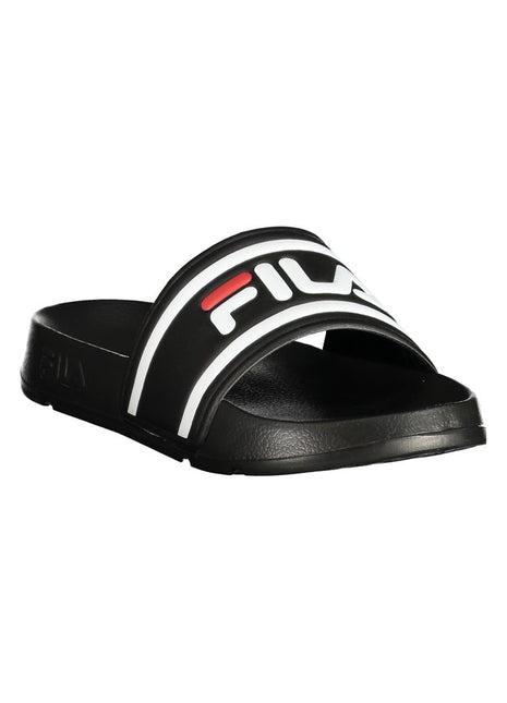 Fila Black Polyurethane Women Slipper - xlchoice.com