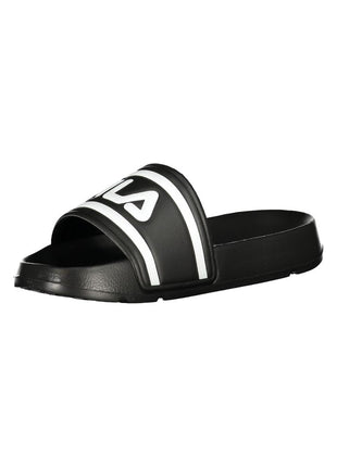 Fila Black Polyurethane Women Slipper - xlchoice.com