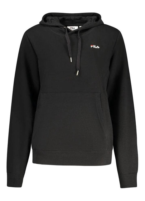 Fila Black Cotton Women's Hoodie - XLchoice