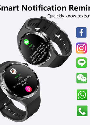2025 New Accurate Measure ECG+PPG watches for Women Men Full Touch Screen Sport Fitness Watches Bluetooth For Android ios Smartwatch