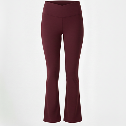Women's Seacell Flared Pants- Burgundy