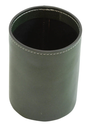 Leather pen cup - green - XLchoice