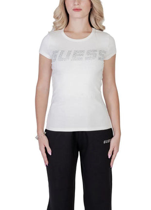 Guess Active Cream Cotton T-Shirt - XLchoice