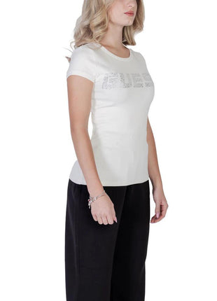 Guess Active Cream Cotton T-Shirt - XLchoice