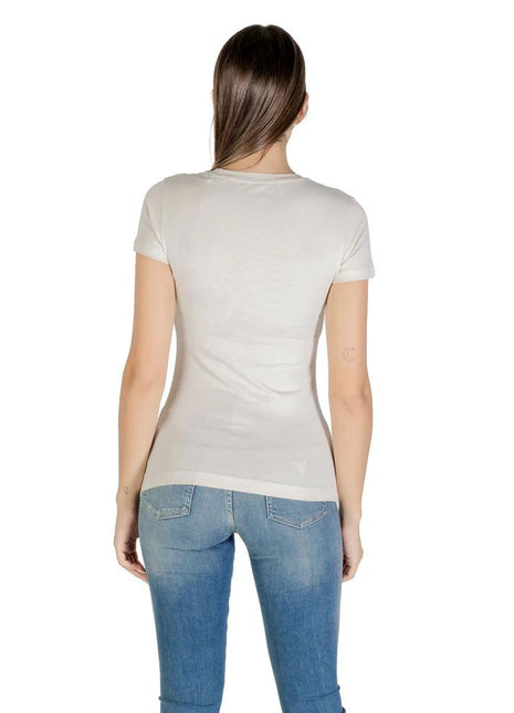Guess Beige Cotton T-Shirt - XLchoice.com