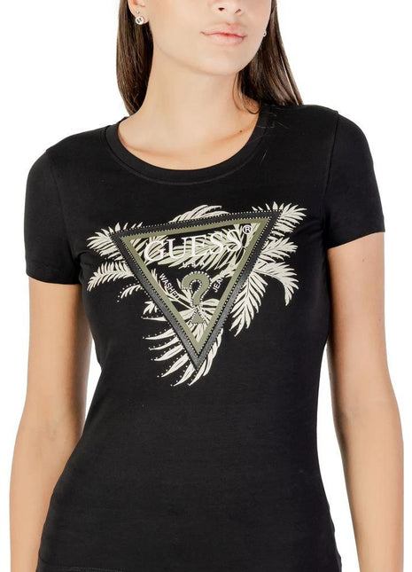 Guess Black Cotton T-Shirt - XLchoice.com