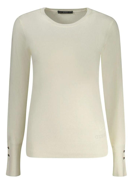 Guess Jeans Bianco Viscosa Women Sweater - XLchoice