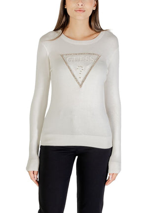 Guess Cream Viscose Sweatshirt - XLchoice