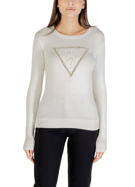 Guess Cream Viscose Sweatshirt - XLchoice