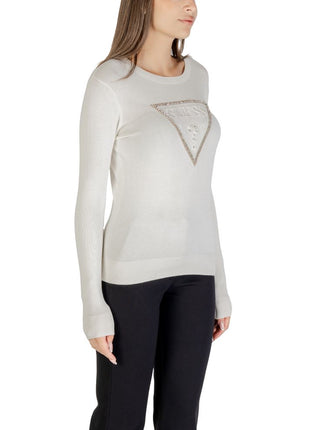 Guess Cream Viscose Sweatshirt - XLchoice