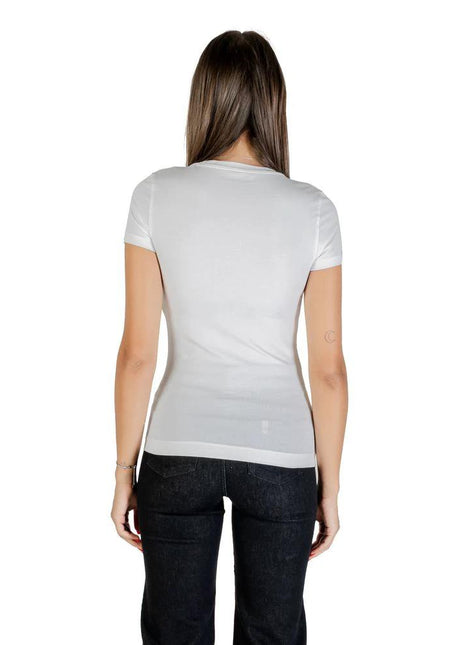 Guess White Cotton T-Shirt - XLchoice.com