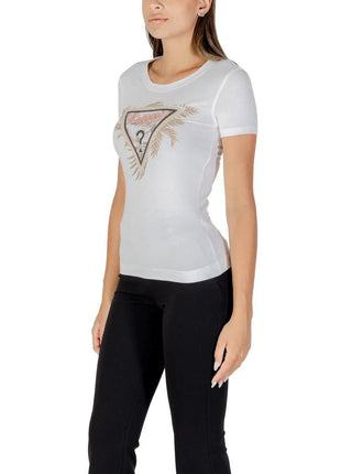 Guess White Cotton T-Shirt - XLchoice.com
