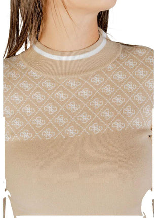 Guess Beige Polyester Sweatshirt - XLchoice