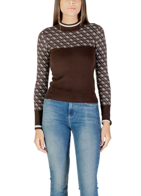 Guess Brown Polyester Sweatshirt - XLchoice